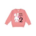 thumbnail image 1 of Inktastic Somebunny is Two-second Birthday Bunny Toddler Sweatshirt, 1 of 4