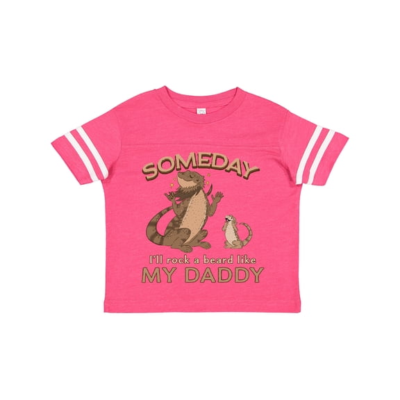 Inktastic Someday I'll Rock A Beard Like My Daddy-Bearded Dragons Boys or Girls Toddler T-Shirt