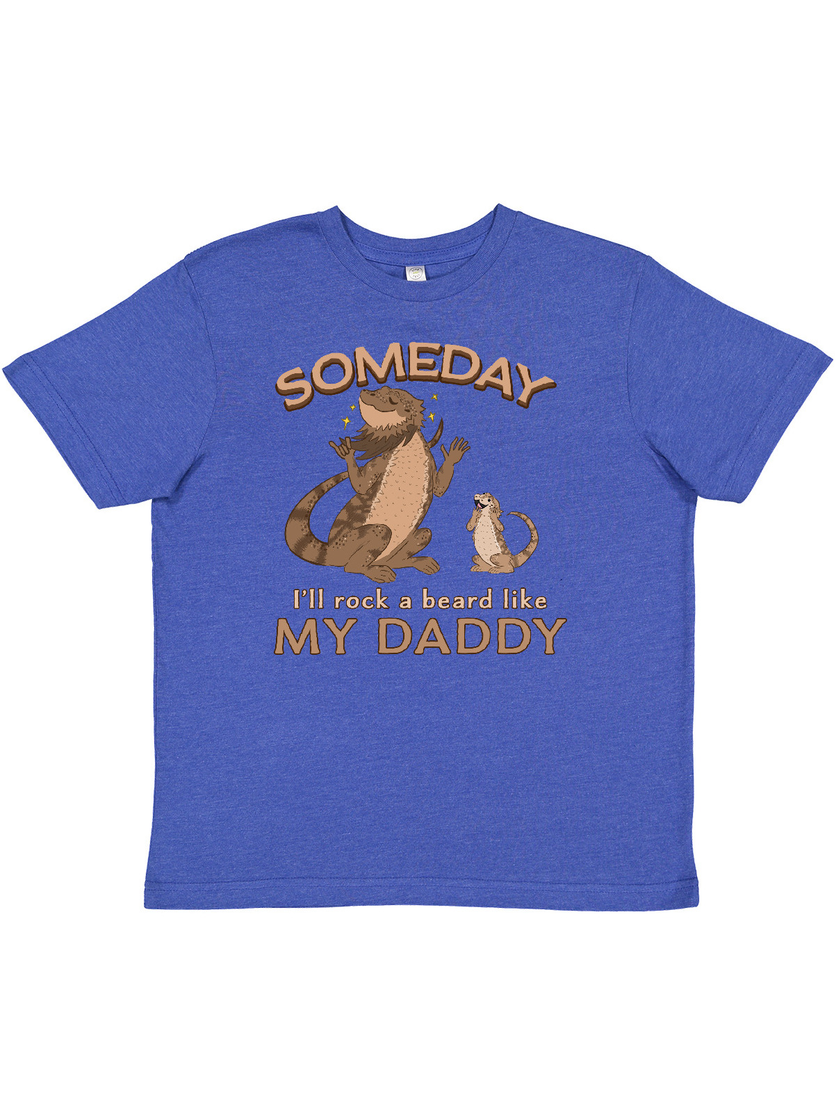 Inktastic Someday I'll Rock A Beard Like My Daddy-Bearded Dragons Youth T-Shirt - image 1 of 4