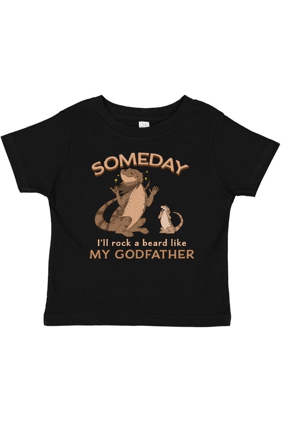 Someday I'll Rock a Beard Like My Godfather-bearded Dragons Boys or Girls Baby T-Shirt