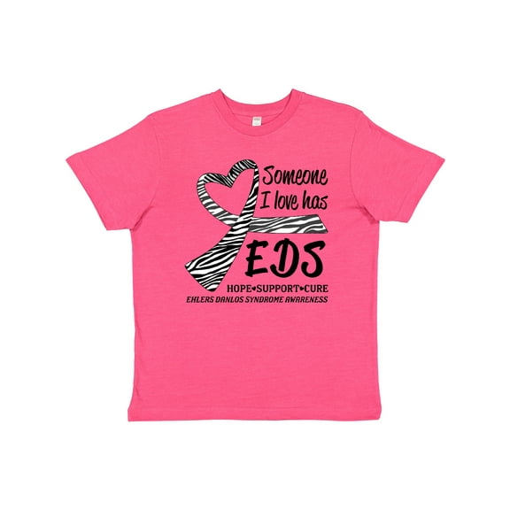 Inktastic Someone I Love Has EDS- Ehlers Danlos Syndrome Youth T-Shirt