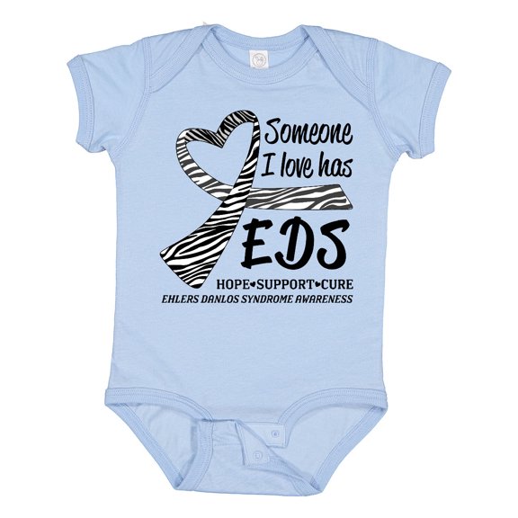 Inktastic Someone I Love Has Eds Ehlers Danlos Syndrome Boys or Girls Baby Bodysuit