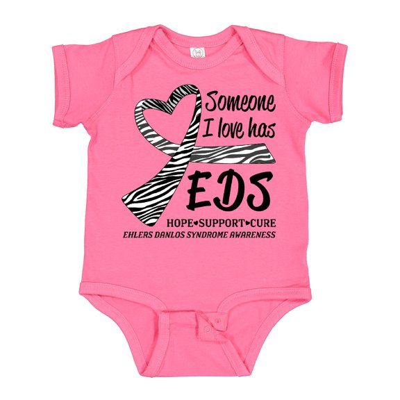 Inktastic Someone I Love Has Eds Ehlers Danlos Syndrome Boys or Girls Baby Bodysuit