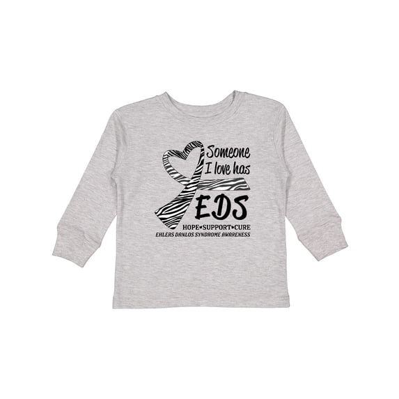 Inktastic Someone I Love has EDS- Ehlers Danlos Syndrome Boys or Girls Long Sleeve Toddler T-Shirt