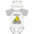 thumbnail image 1 of Inktastic Someone in Pensacola Loves Me Beach Vacation Boys or Girls Baby Bodysuit, 1 of 5