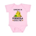 thumbnail image 1 of Inktastic Someone in Pensacola Loves Me Beach Vacation Boys or Girls Baby Bodysuit, 1 of 5