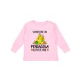 thumbnail image 1 of Inktastic Someone In Pensacola Loves Me Beach Vacation Boys or Girls Long Sleeve Toddler T-Shirt, 1 of 5