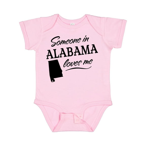 Inktastic Someone in Alabama Loves Me Boys or Girls Baby Bodysuit