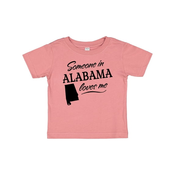 Inktastic Someone in Alabama Loves Me Boys or Girls Baby T-Shirt