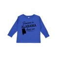 thumbnail image 1 of Inktastic Someone in Alabama Loves Me Boys or Girls Long Sleeve Toddler T-Shirt, 1 of 5