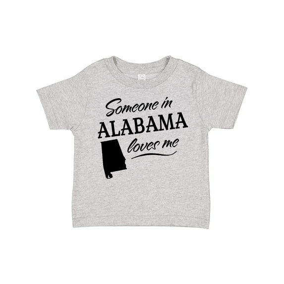 Inktastic Someone in Alabama Loves Me Boys or Girls Toddler T-Shirt