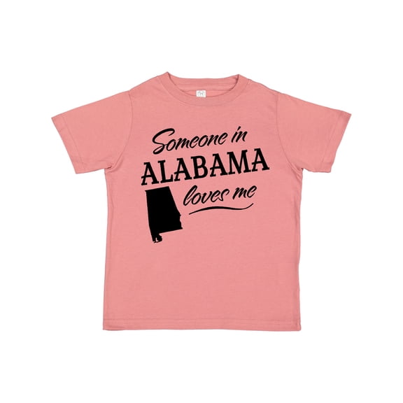 Inktastic Someone in Alabama Loves Me Boys or Girls Toddler T-Shirt