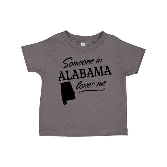 Inktastic Someone in Alabama Loves Me Boys or Girls Toddler T-Shirt
