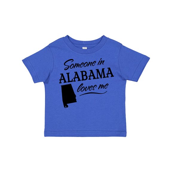 Inktastic Someone in Alabama Loves Me Boys or Girls Toddler T-Shirt