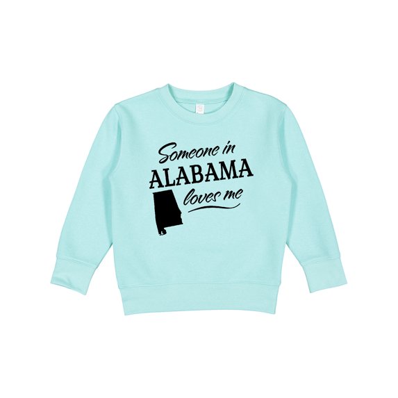 Inktastic Someone in Alabama Loves Me Toddler Sweatshirt