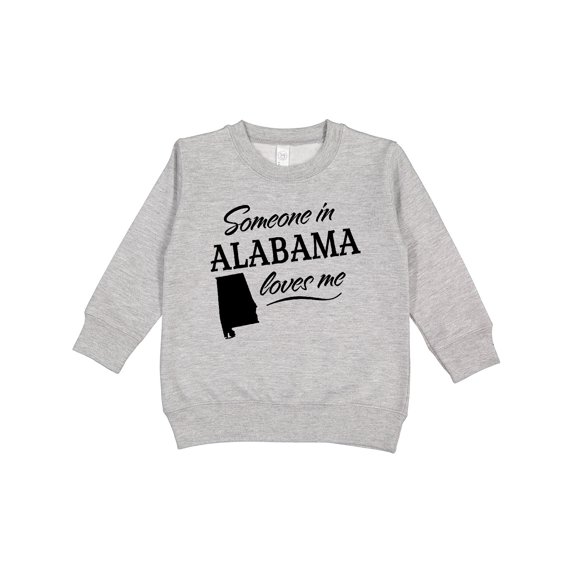 Inktastic Someone in Alabama Loves Me Toddler Sweatshirt