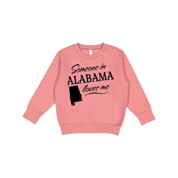 Inktastic Someone in Alabama Loves Me Toddler Sweatshirt