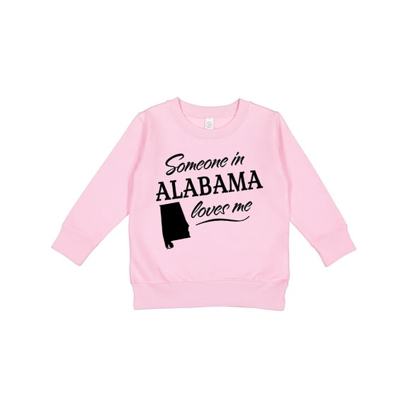 Inktastic Someone in Alabama Loves Me Toddler Sweatshirt