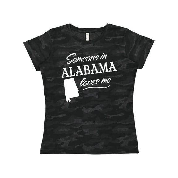 Inktastic Someone in Alabama Loves Me Women's T-Shirt