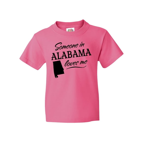 Inktastic Someone in Alabama Loves Me Youth T-Shirt