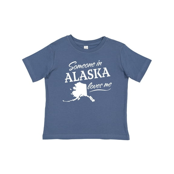 Inktastic Someone in Alaska Loves Me Boys or Girls Baby T-Shirt