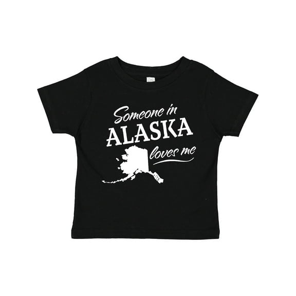 Inktastic Someone in Alaska Loves Me Boys or Girls Toddler T-Shirt