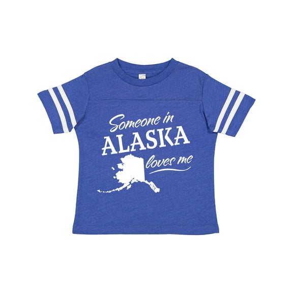 Inktastic Someone in Alaska Loves Me Boys or Girls Toddler T-Shirt