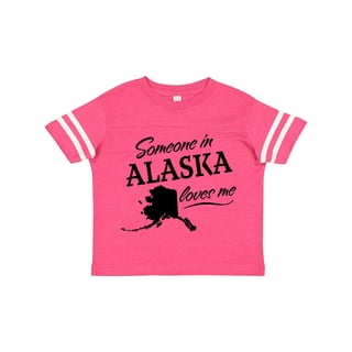 Inktastic Someone in Alaska Loves Me Boys or Girls Toddler T-Shirt