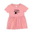 thumbnail image 1 of Inktastic Someone in Alaska Loves Me Girls Baby Dress, 1 of 5