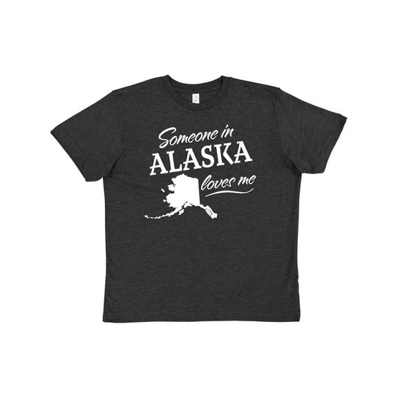 Inktastic Someone in Alaska Loves Me Youth T-Shirt