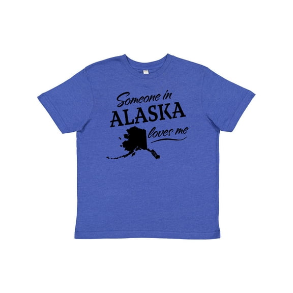 Inktastic Someone in Alaska Loves Me Youth T-Shirt