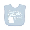 thumbnail image 1 of Inktastic Someone in Arizona Loves Me Boys or Girls Baby Bib, 1 of 4
