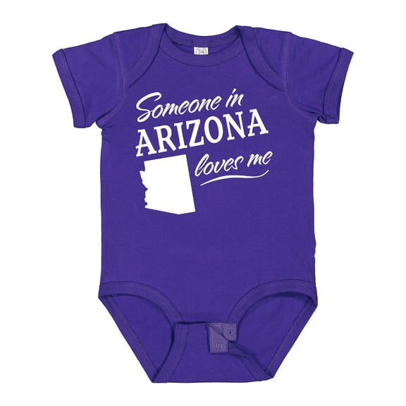 Inktastic Someone in Arizona Loves Me Boys or Girls Baby Bodysuit