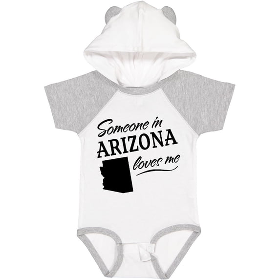 Inktastic Someone in Arizona Loves Me Boys or Girls Baby Bodysuit