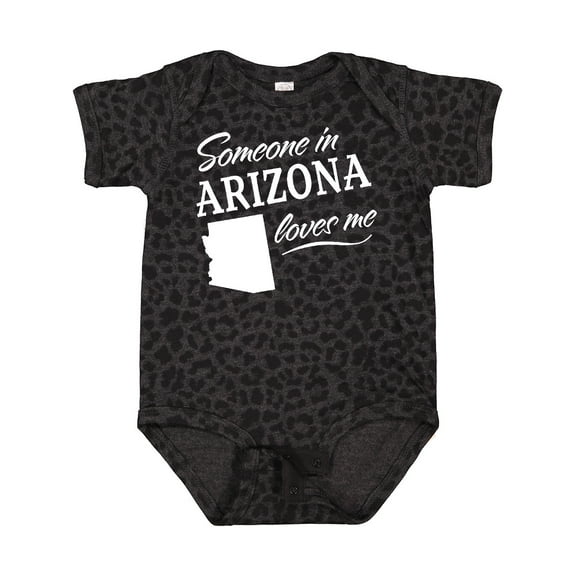 Inktastic Someone in Arizona Loves Me Boys or Girls Baby Bodysuit