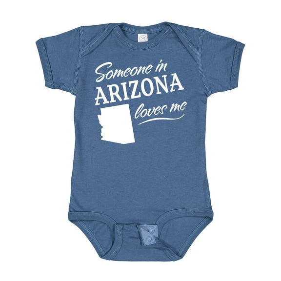 Inktastic Someone in Arizona Loves Me Boys or Girls Baby Bodysuit