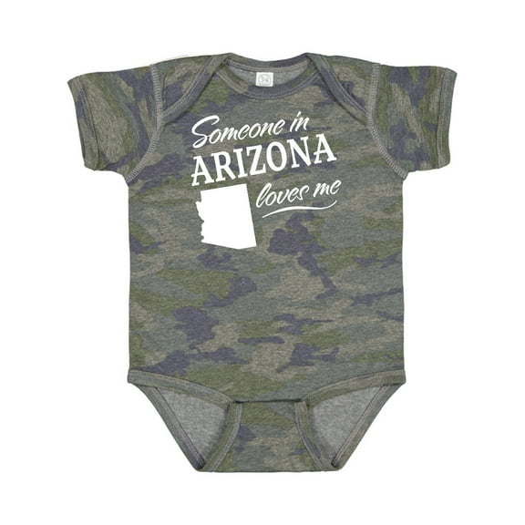 Inktastic Someone in Arizona Loves Me Boys or Girls Baby Bodysuit