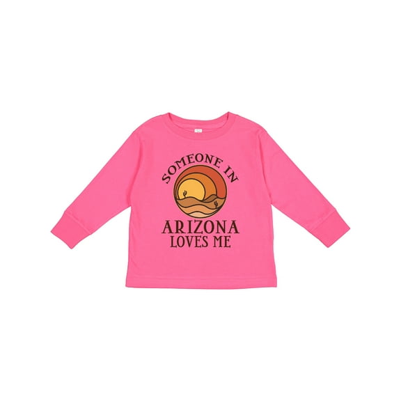 Inktastic Someone in Arizona Loves Me Boys or Girls Long Sleeve Toddler T-Shirt