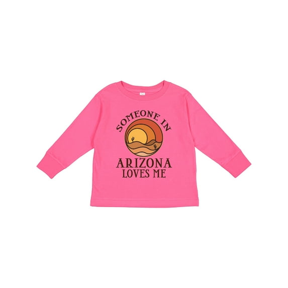 Inktastic Someone in Arizona Loves Me Boys or Girls Long Sleeve Toddler T-Shirt