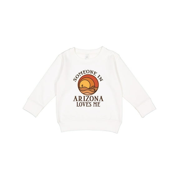 Inktastic Someone in Arizona Loves Me Toddler Sweatshirt