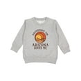 thumbnail image 1 of Inktastic Someone in Arizona Loves Me Toddler Sweatshirt, 1 of 4