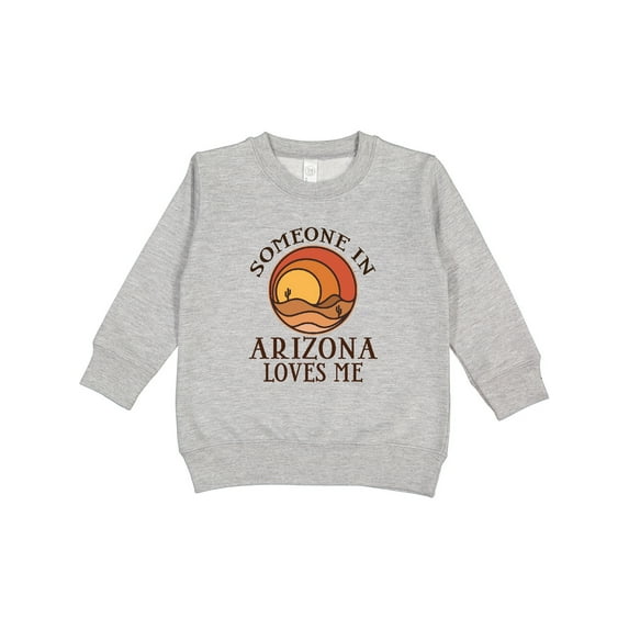 Inktastic Someone in Arizona Loves Me Toddler Sweatshirt