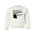 thumbnail image 1 of Inktastic Someone in Arizona Loves Me Youth Sweatshirt, 1 of 4