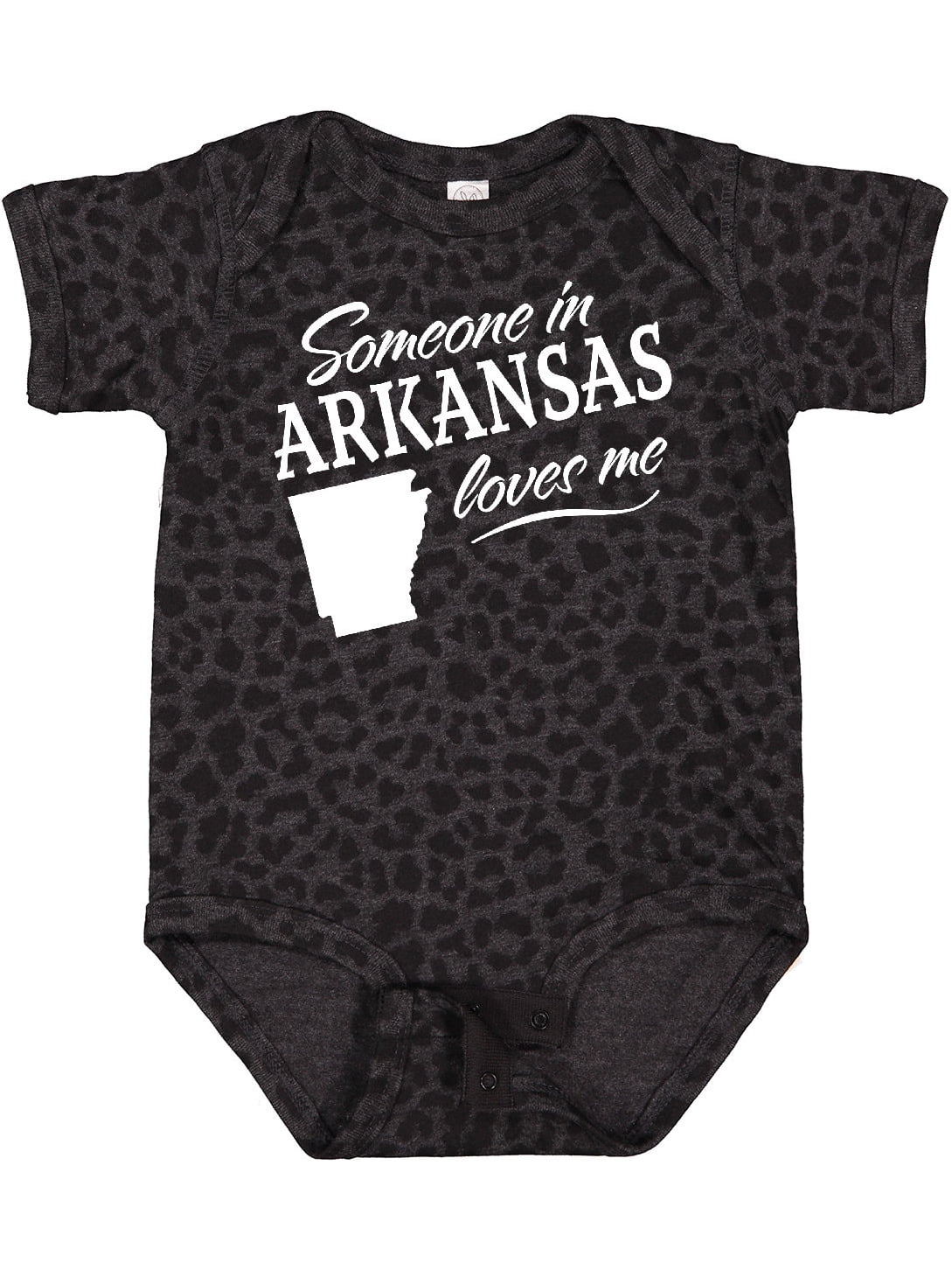 Inktastic Someone in Arkansas Loves Me Boys or Girls Baby Bodysuit
