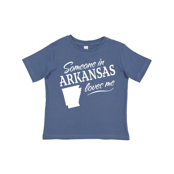 Inktastic Someone in Arkansas Loves Me Boys or Girls Toddler T-Shirt