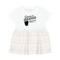 thumbnail image 1 of Inktastic Someone in Arkansas Loves Me Girls Baby Dress, 1 of 5