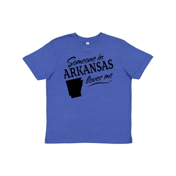 Inktastic Someone in Arkansas Loves Me Youth T-Shirt