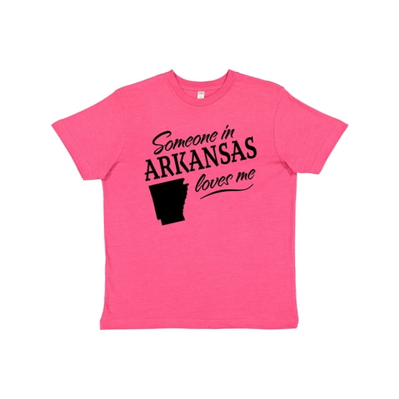 Inktastic Someone in Arkansas Loves Me Youth T-Shirt