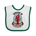 thumbnail image 1 of Inktastic Someone in Bar Harbor Maine Loves Me Boys or Girls Baby Bib, 1 of 4