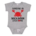 thumbnail image 1 of Inktastic Someone in Boca Raton Loves Me Boys or Girls Baby Bodysuit, 1 of 5